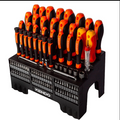 Kendo 101 Piece Screwdriver Bit & Socket Set with Bench Organiser Stand Multi Drive Tool Station