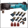 Makita DTM51Z 18V Li-ion Oscillating Multitool Cutter with 39 Piece Accessories Set