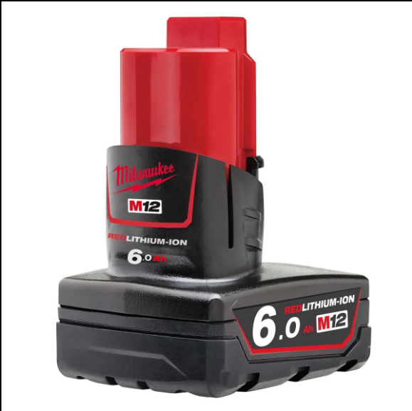 Milwaukee M12B6 Genuine REDLITHIUM-ION 12V 6.0Ah Li-ion Battery 4932451395